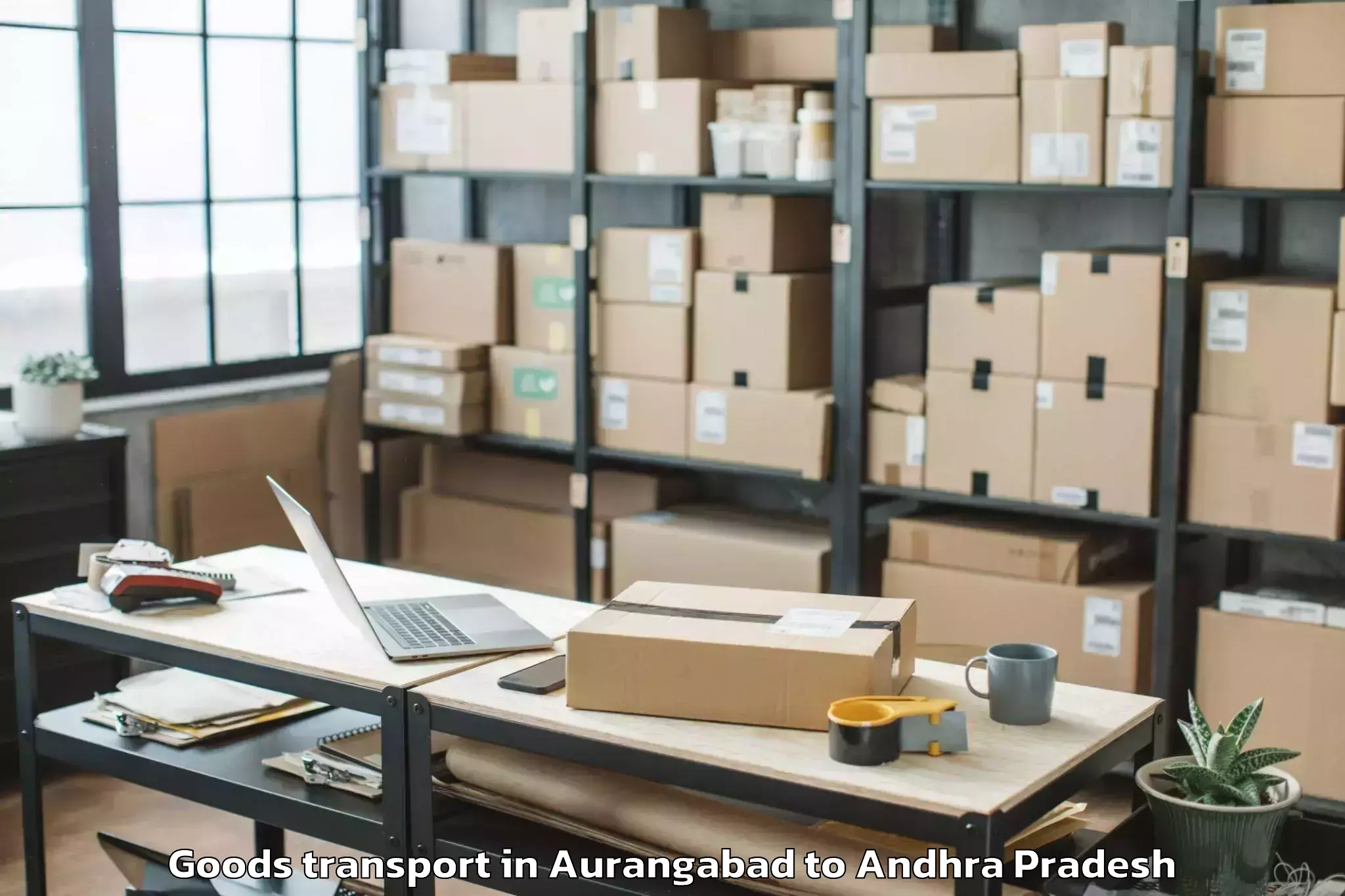 Expert Aurangabad to Pedda Kadubur Goods Transport